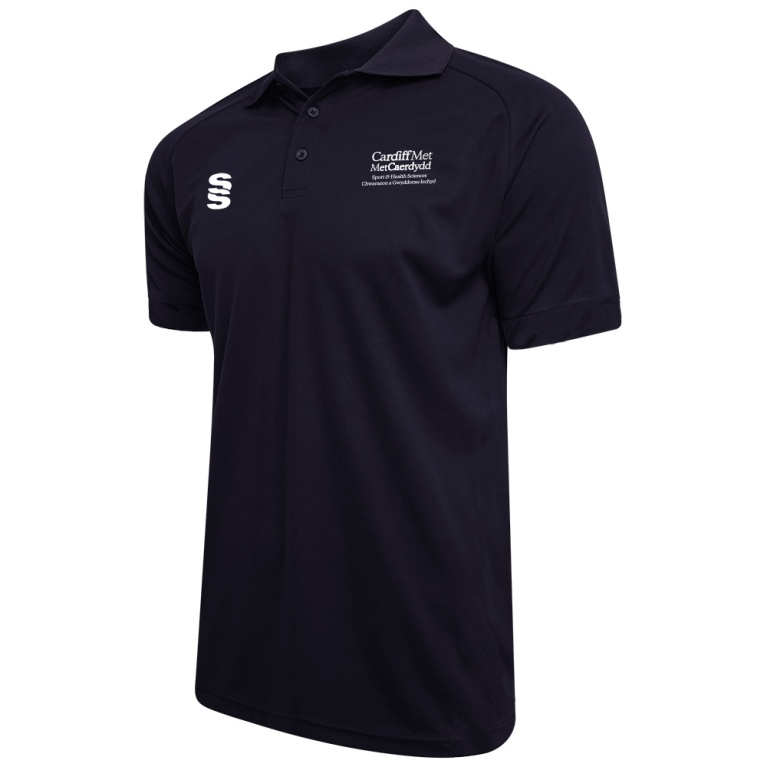 Cardiff Met Sport - Dual Solid Colour Polo - Men's/Unisex Fit