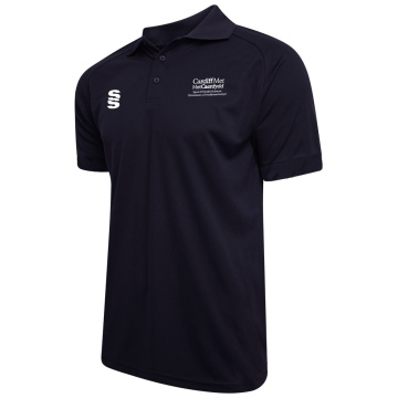 Cardiff Met Sport - Dual Solid Colour Polo - Men's/Unisex Fit