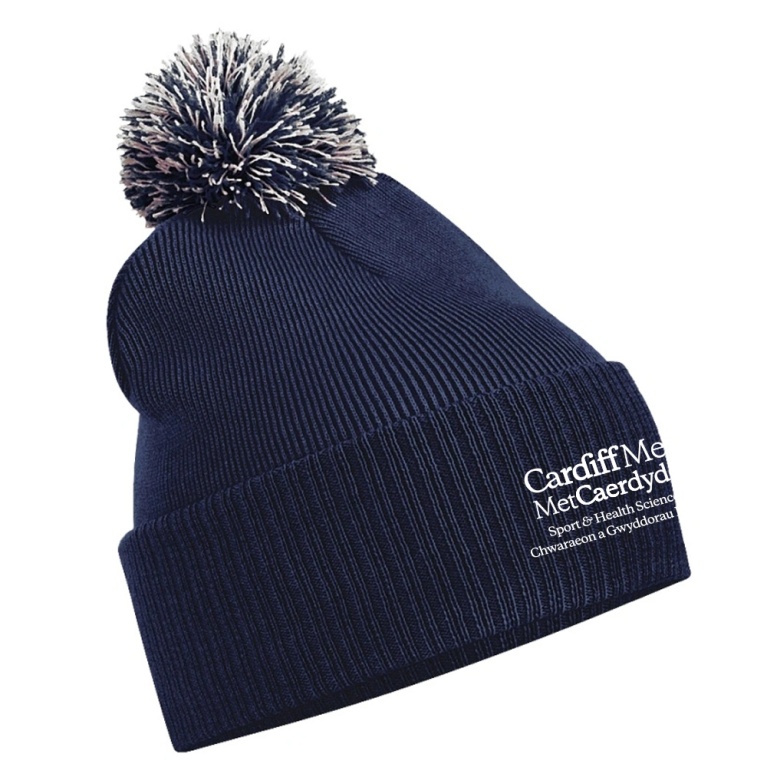 Cardiff Met Sport - Snowstar Beanie - Navy/White