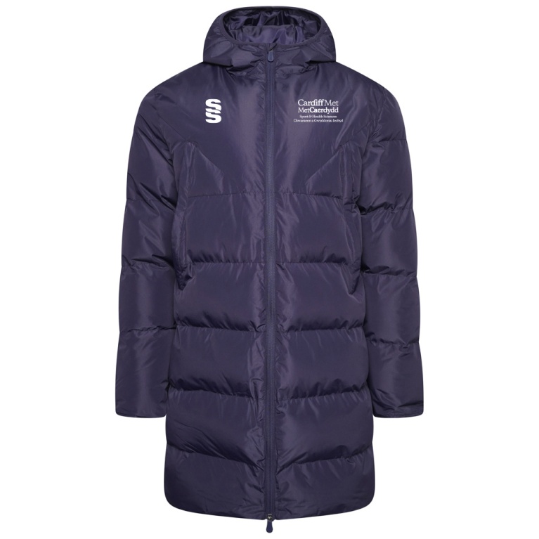 Cardiff Met Sport - Active Long Padded Jacket - Unisex Fit