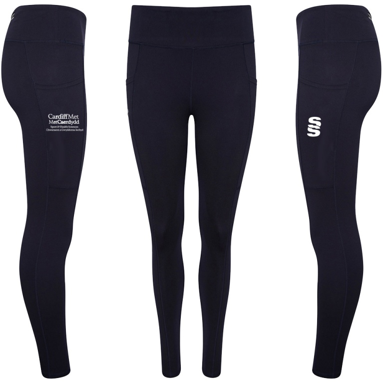 Cardiff Met Sport - Performance Full Length Leggings - Women's Fit