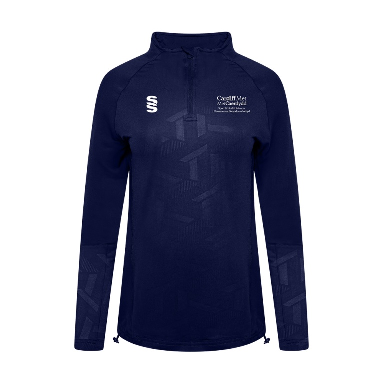 Cardiff Met Sport - Impact 1/4 Zip Performance Top - Women's Fit
