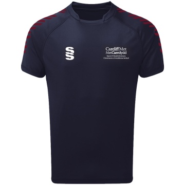 Cardiff Met Sport - Dual Games Shirt - Maroon Trim - Womens Fit