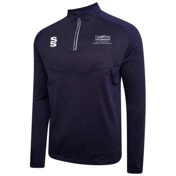 Cardiff Met Sport - 1/4 Zip Dual Performance Top - Unisex Fit