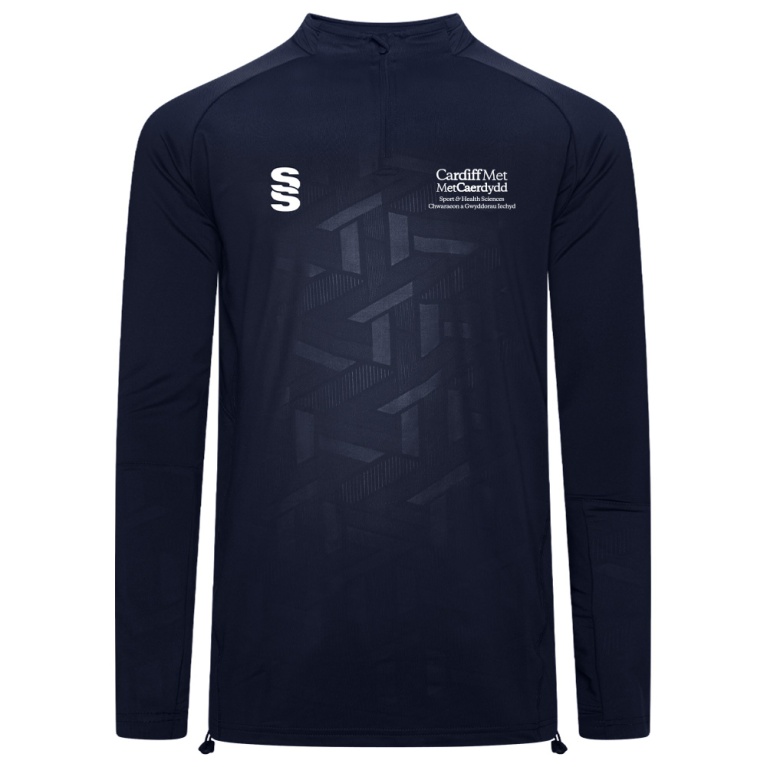 Cardiff Met Sport - Impact 1/4 Zip Performance Top - Men's/Unisex Fit